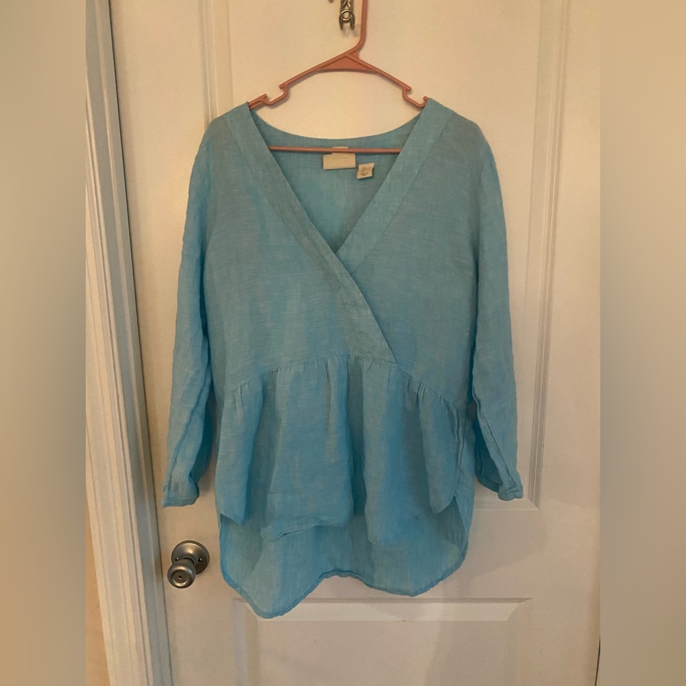 Cynthia Rowley Linen Blouse